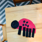 Kindergarten craft ladybug art project