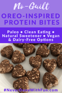 No-Guilt Oreo-Inspired Protein Bites