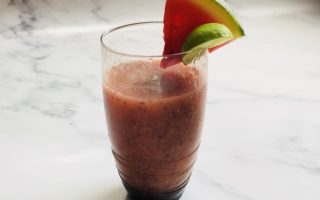 Watermelon-Chia Detox Smoothie | Dairy-free | Reduces stomach bloat