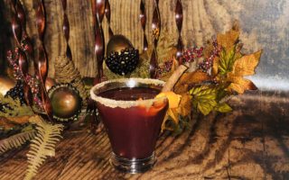 Spiced Cider Martini: Perfect "Fall-in-a-Glass" Drink with Vodka, Pomagrante, Cider, and Fall Spices