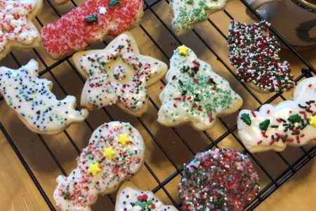 The Best Sugar Cookie Frosting: Tastes better than royal icing, still dries hard to touch