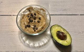 Healthy Guilt-Free Chocolate Peanut Butter Nice Cream, made with banana and avocado | Dairy-free, clean, keto friendly