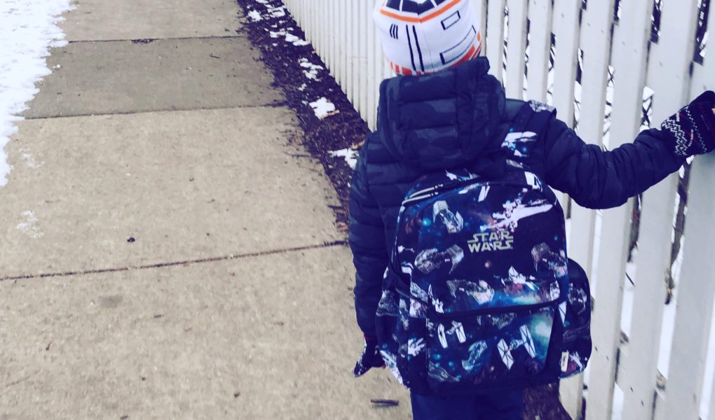 We Do Us: A Parenting Mantra - Why I'll Keep Walking My Kindergartener to School As Long As He Needs It | Parenting with wisdom, grace and patiences #parenting #anxiety #parentingadvice