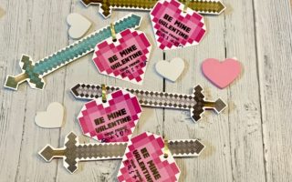 Minecraft Free Printable Valentine