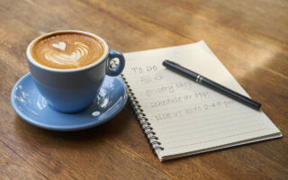 One Little Pill antidepressant coffee notepad