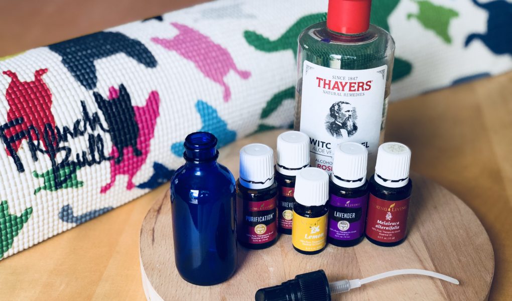 essential oil yoga mat spray