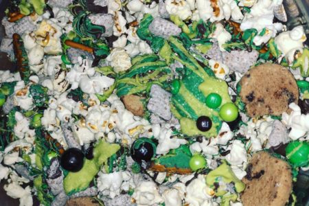 Minecraft White Chocolate Popcorn Snack Mix