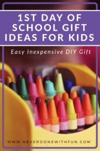 Easy DIY First Day of School Celebration Gift for Elementary School Students