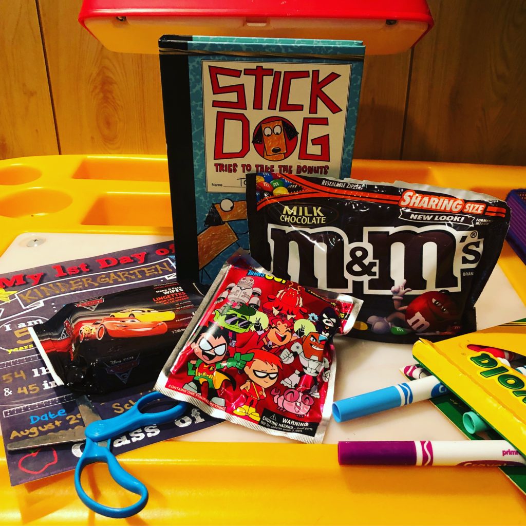 first day of school gifts for kindergarten