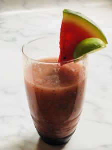 Watermelon-Chia Detox Smoothie | Dairy-free | Reduces stomach bloat