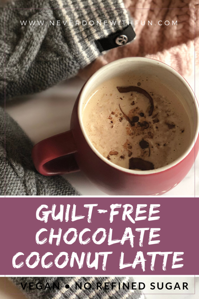 Guilt-Free Chocolate Coconut Latte: Clean Eating, Dairy-Free, Keto-Friendly, No Processed Sugar Alternative to Starbucks