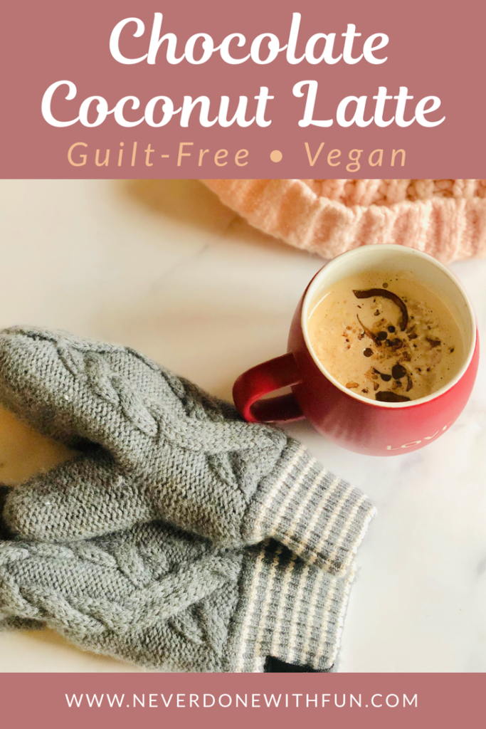 Guilt-Free Chocolate Coconut Latte: Clean Eating, Dairy-Free, Keto-Friendly, No Processed Sugar Alternative to Starbucks