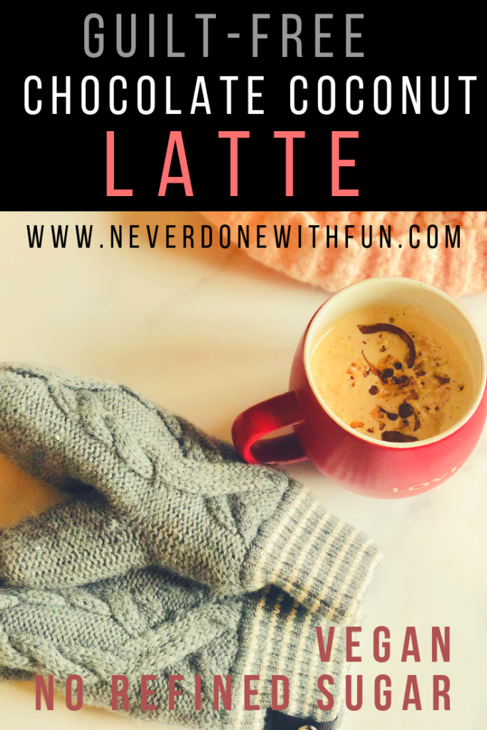 Guilt-Free Chocolate Coconut Latte: Clean Eating, Dairy-Free, Keto-Friendly, No Processed Sugar Alternative to Starbucks