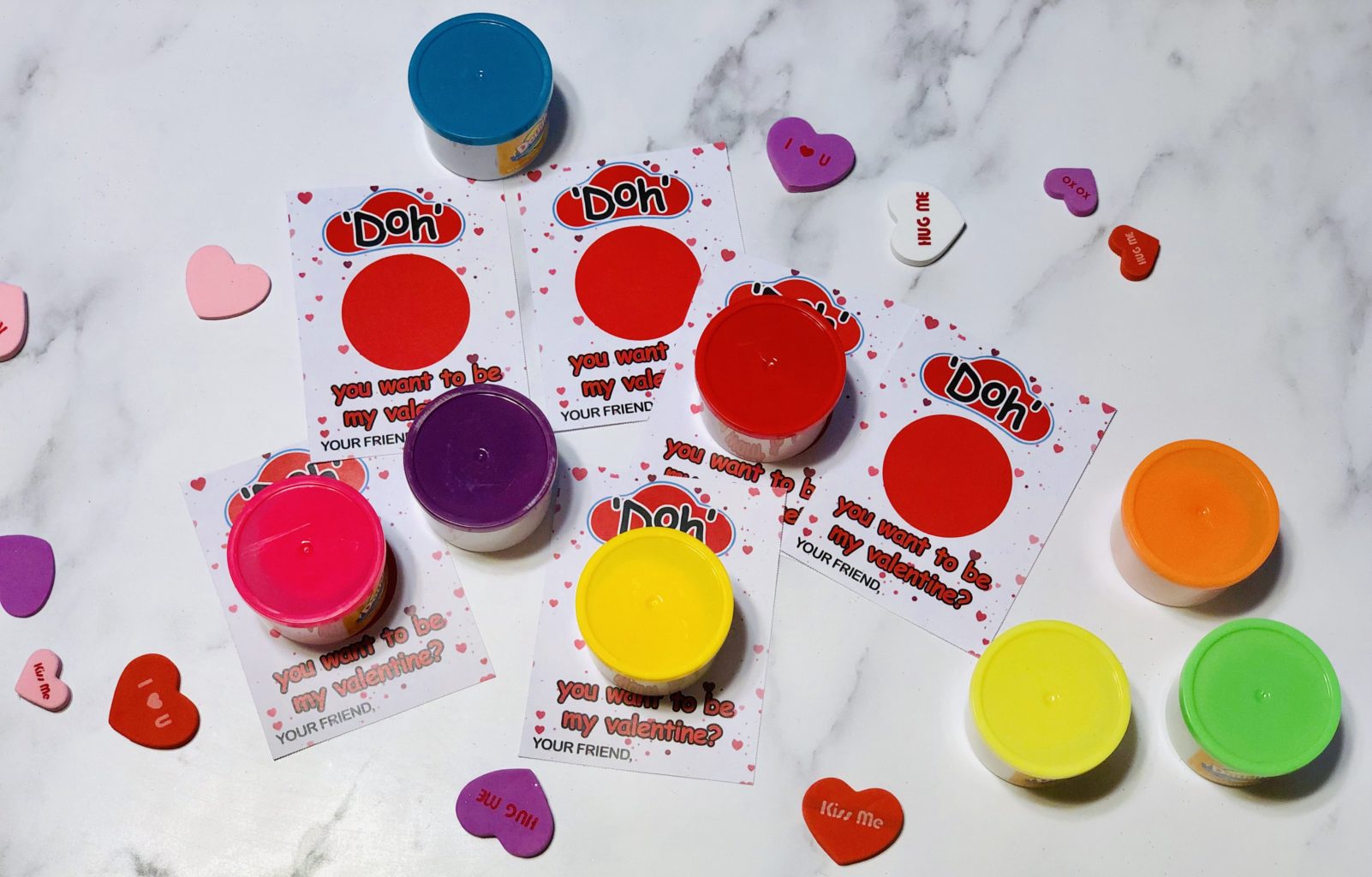 Play Doh Valentine Printable For Toddlers Neverdonewithfun