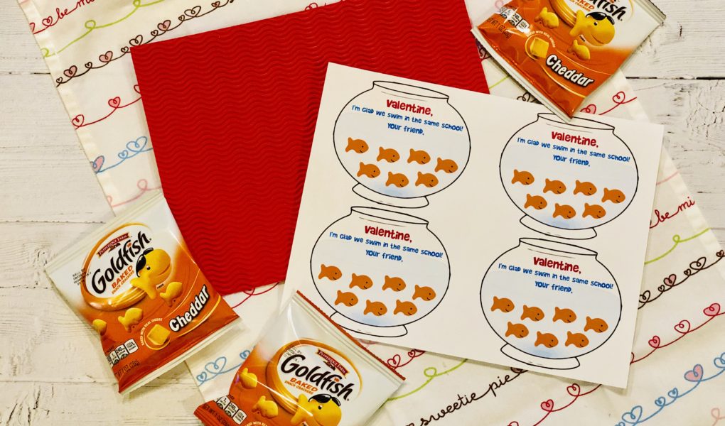 goldfish valentine cards