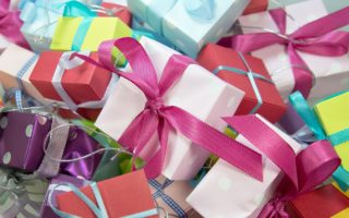 1st Birthday Gift Guide wrapped presents