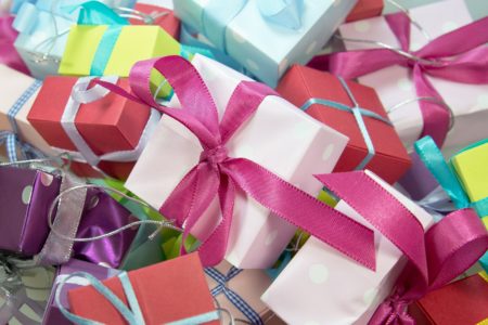 1st Birthday Gift Guide wrapped presents